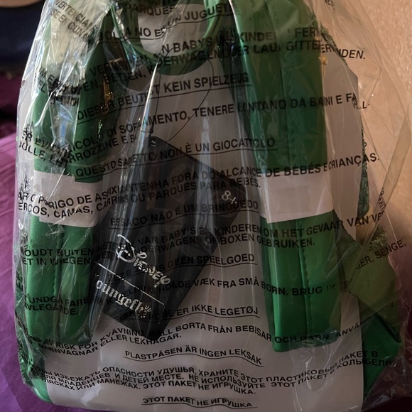 Loungefly Perfectly Imperfect Tinkerbell Green Sequin Mini Backpack main image 7